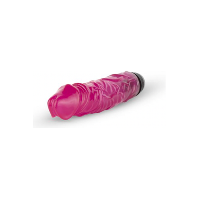 Jelly Supreme - Realistische Vibrator - Roze/Glitters